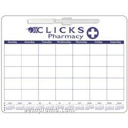 Calendar Stock Shape Memo Board