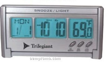 Jumbo Lcd El-backlit Travel Alarm Clock