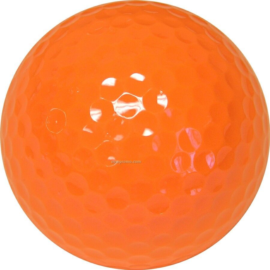 Orange Golf Balls (1 Color/Clear 3 Ball Sleeves)