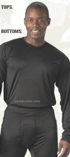 Black Military Ecwcs Generation III Silkweight Thermal Underwear Top