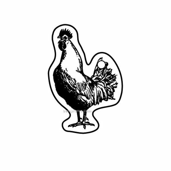 Stock Shape Collection Rooster Key Tag