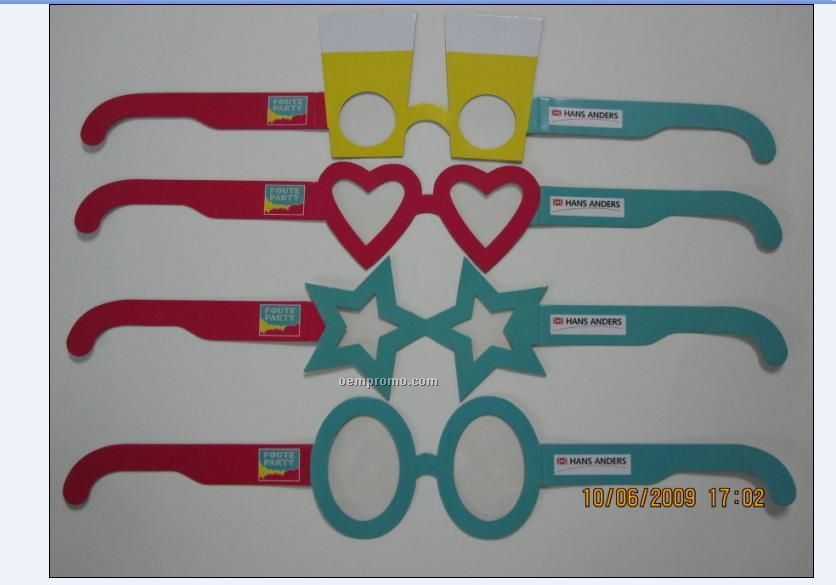Paper Anaglyph 3d Glasses