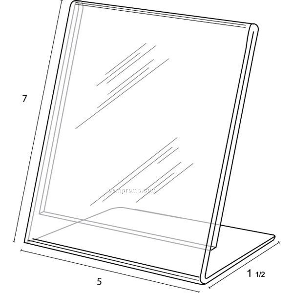 Slant Back Frame For 5''w X 7''h