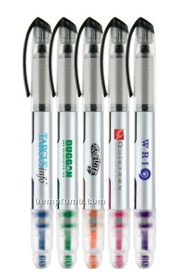 Slim Roller Highlighter Pen Combo