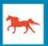 Sport/ Mascot Stock Temporary Tattoo - Red Horse (1.5"X1.5")