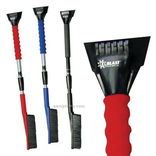 Telescopic Ice Chisel W/Snowbrush