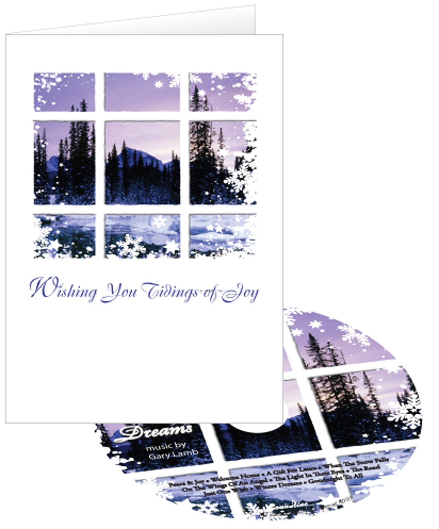 Tidings Of Joy Holiday Greeting Card W/ Matching CD