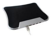 4 Port 2.0 USB Hub Mouse Pad W/ Curved Sides (53cmx27cmx33cm)