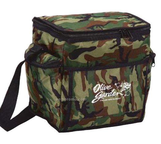 The Camouflage 24 Can Cooler Bag