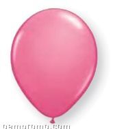 9" Hot Rose Latex Balloon