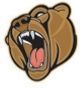 Stock Roaring Bear Profile Mascot Maac015