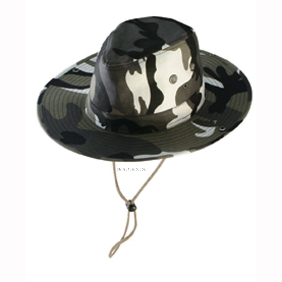 Camouflage Safari Style Bucket Hat
