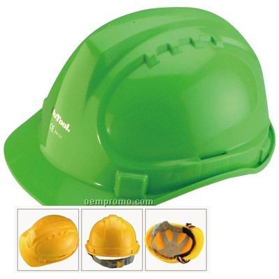 Construction Safety Helmet W/ 6 Point Suspension