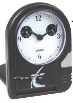 Folding Travel Alarm With Lighted Dial