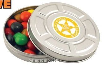 Mini Movie Reel Tin W/ Jelly Beans (2 Day Service)