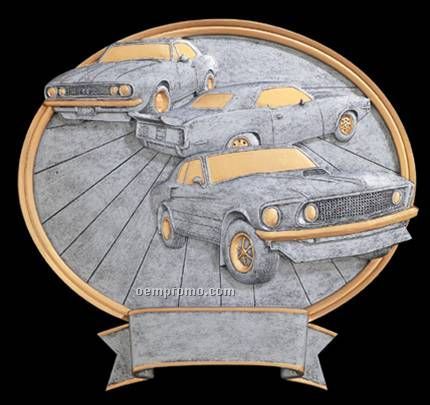 Muscle Car, Oval Legend Plates - 8"