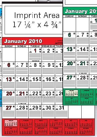 Black & Red Bid Calendar (Order After 8/31)