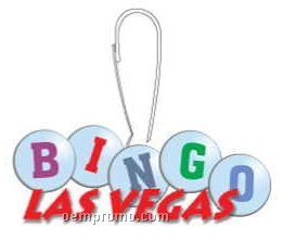 Las Vegas Bingo Zipper Pull