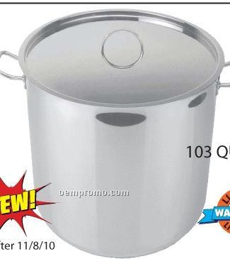 Precise Heat 103 Qt 12-element Surgical Stainless Steel Stockpot