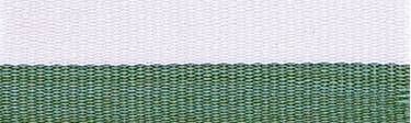Snap Clip "V" Neck Ribbon 7/8"X32" - Green & White