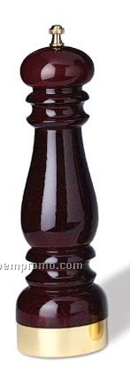 11" Peppermill With Wood Dome