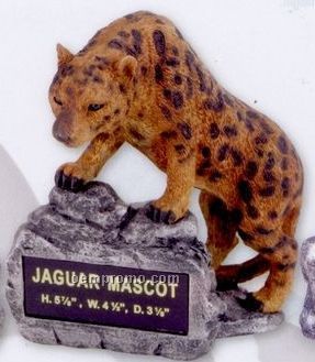 Jaguar School Mascot W/ Plate