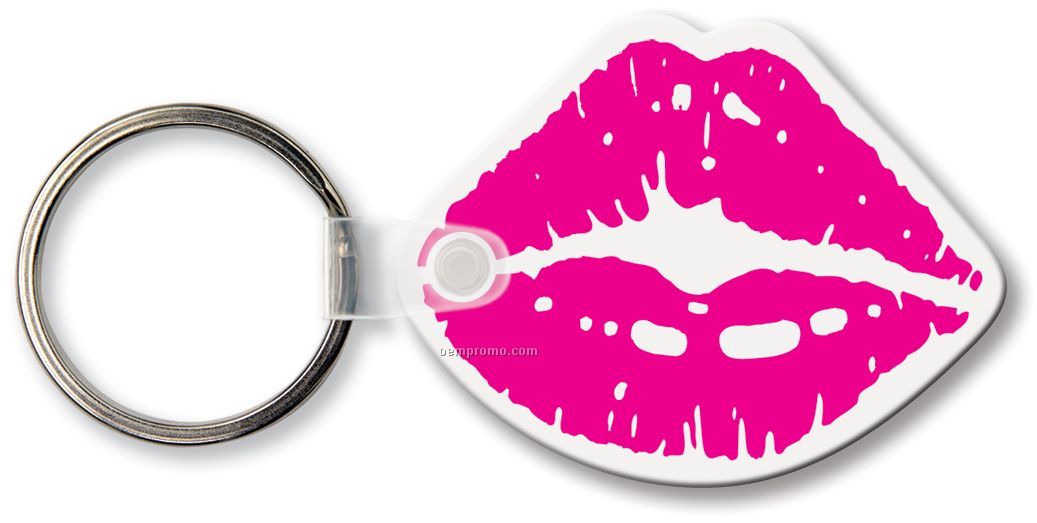 Stock Shape Collection Lips Key Tag