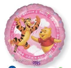 18" Pooh It's A Girl Balloon