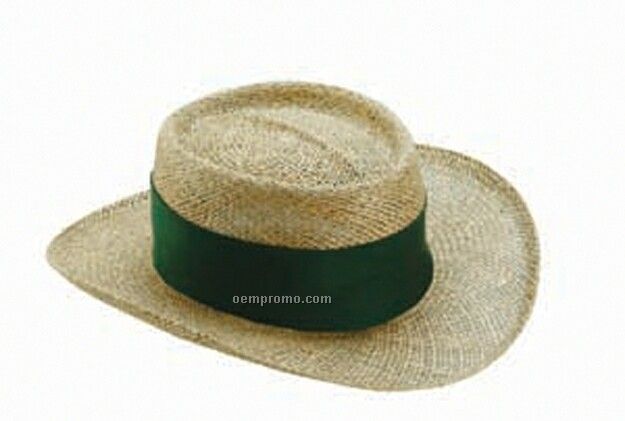Gambler Style Straw Hat