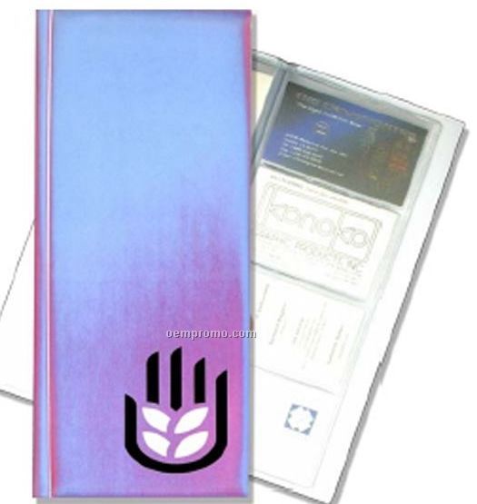 Blue & Purple 128 Card 3d Lenticular Business Card File (Stock)