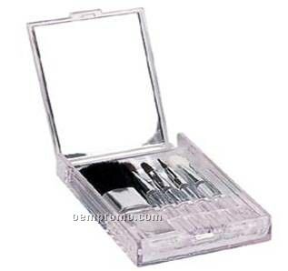 Cosmetic, 5 Brush Set, In Transparent Case