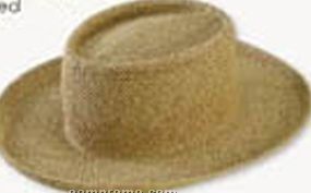 Gambler Paper Straw Hat W/ UV Protection
