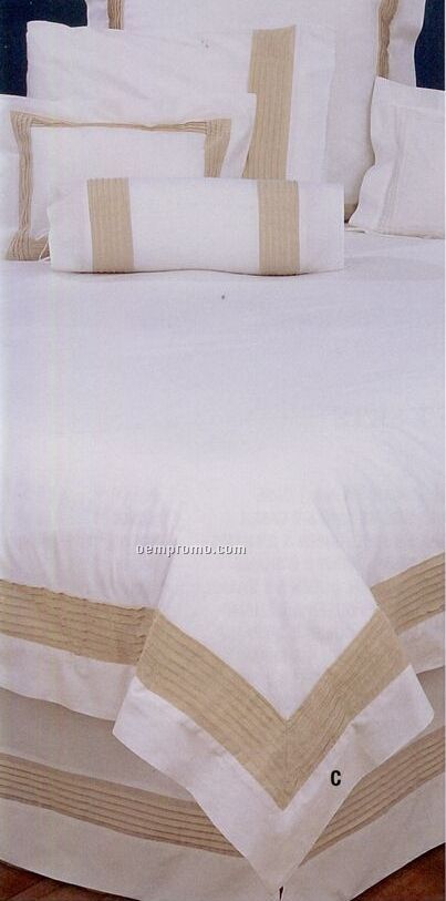 Linen Pintucks King Sheet Set