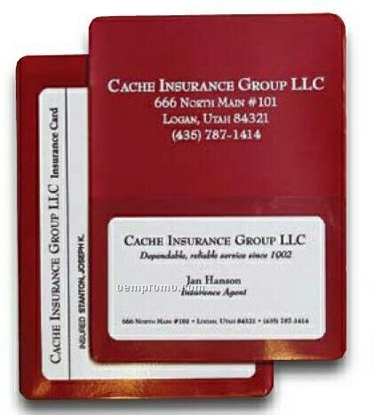 Suedene Insurance Card Caddy