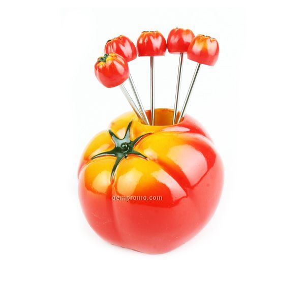 Tomato Motif Fork Set