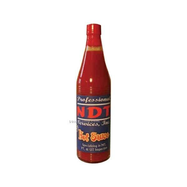 Red Hot Sauce With Full Color Custom Label - 6 Oz.
