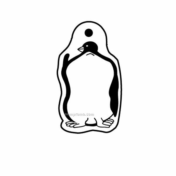 Stock Shape Collection Penguin Key Tag