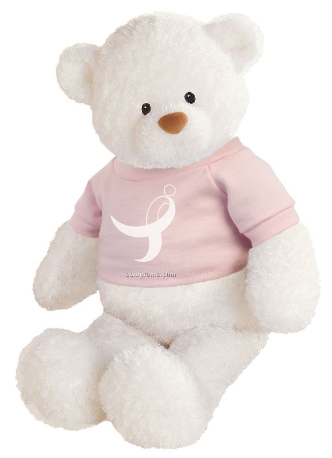 Baby Bear White Plush Animal / 11