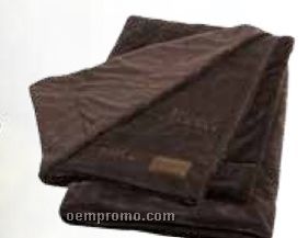 Dark Chocolate Thank You Velvafur Throw Blanket
