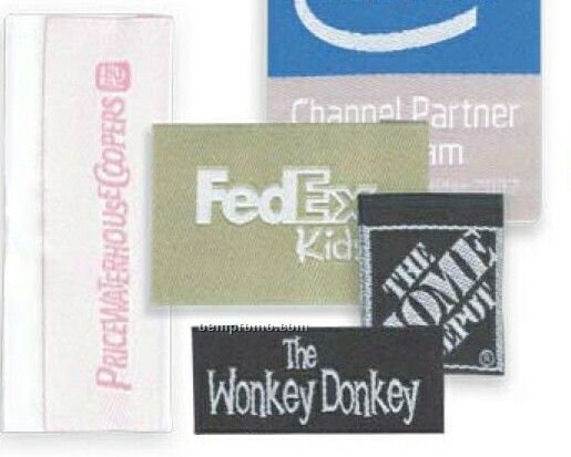Up To 1" Square Woven Labels