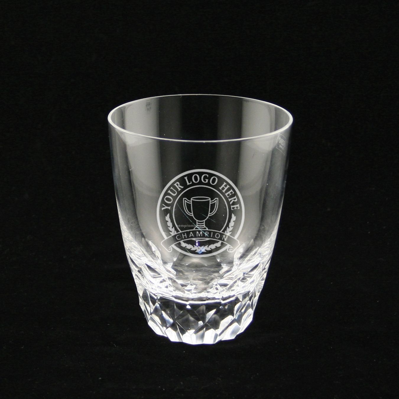 10 Oz. Princeton Double Old Fashioned Glass (Set Of 2 - Deep Etch)