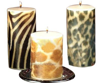 Cylindrical Applique Candles