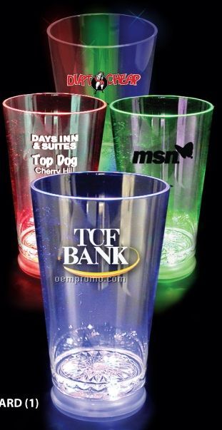 Red 16 Oz. Light-up Pint Glass