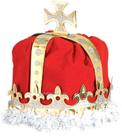 Royal King Crown Red Velvet