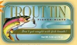 Trout Mint Tin W/ 4-color Process Label (72 Mints)