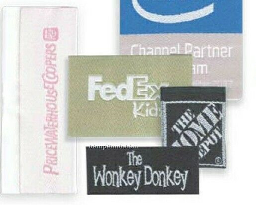 1" To 2" Square Woven Label