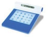 4 Port 2.0 USB Hub Mouse Pad With Calculator & Speaker (Blue/ Silver)