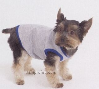 California Fleece Dog Vest - 10% Polyester In Heather Gray