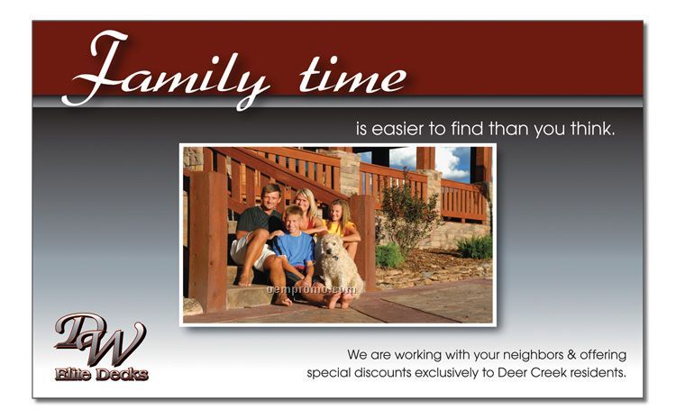 Laminated Post Card - 5.25" X 8.5" (Or Smaller)