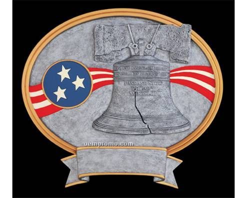 Liberty Bell, Oval Legend Plates - 8"